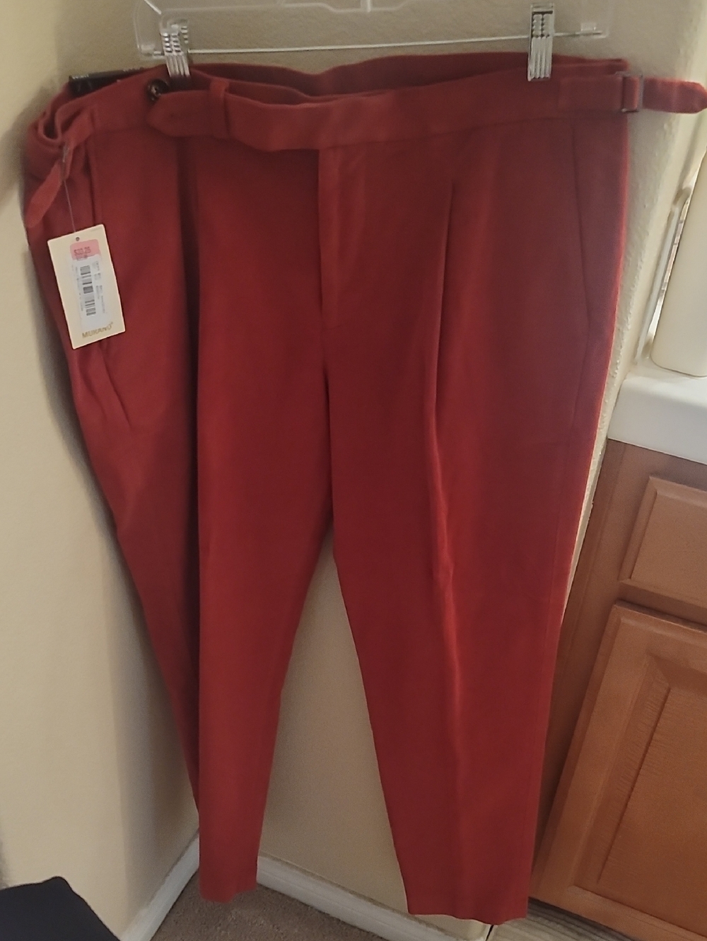 NWT Murano Rust Paperbag Trousers ❤️